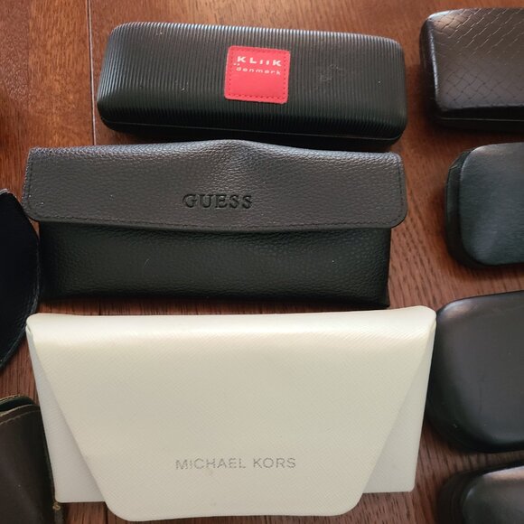 Designer Lot of 18 Eyeglass Sunglass Cases Hard and Soft main image 10